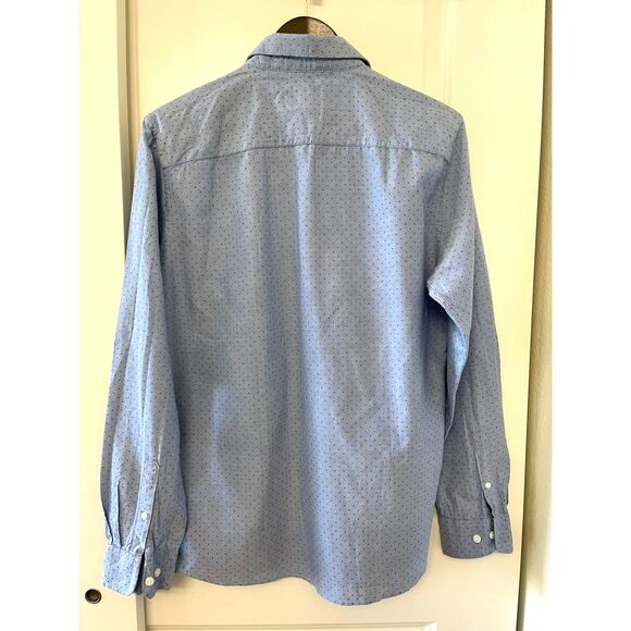 ONLY & SONS Alvaro Micro Print with Button-Down Collar Shirt Size L/G - Picture 3 of 8